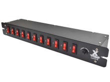 Regleta American Xtreme LLE-811D 11 tomas profesional para disc jockey