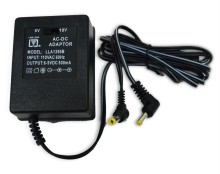 Adaptador a/dc lla-1250b fijo doble 6v 12v