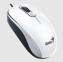 Mouse Genius con cable USB DX-110 blanco