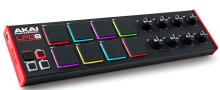 Controlador AKAI Professional LPD8 MIDI USB con 8 almohadillas de batería RGB MPC Responsive para Mac y PC