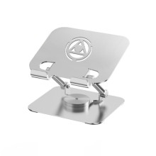 Soporte Metalido de Mesa escritorio Giratorio 360 Celular Tablet Somostel 