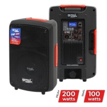 Parlante amplificado  GMI-LT8 caja activa lite series C/USB/DSP/BT 8 200W