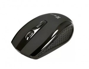 Mouse Klip Kmw-340bk Inalambrico Ergonomico Compacto 1600dpi 