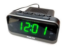 Radio Reloj Despertador FM Pantalla LCD Philco®