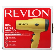 Secadora de cabello Revlon N 1875W color amarillo RVDR5260