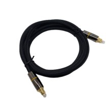 Cable optico dIgital de AUDIO TOSLINK 2m 24K GOLD PLATED calidad 