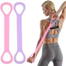 Banda de resistencia fitness con figura 8 para brazo