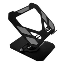 Soporte de aluminio de laptop/tablet Trion 11-15 pulgadas negro TL200