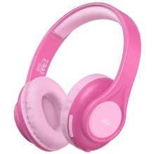 Audífonos bluetooth XO BE54 cartoon kids rosado