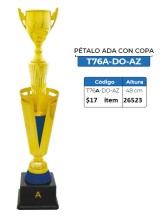 Trofeo Petalo Ada Con Copa T76B-DOAZ