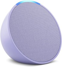 Parlante echo pop bluetooth amazon Lila Morado con Alexa