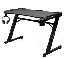 Mesa gamer Xtrike Me DK-02 con soporte para audífonos portavasos