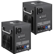 Kit de 2 Maquinas de Pirotecnia Fria + Case DMX 600w Interior Exterior