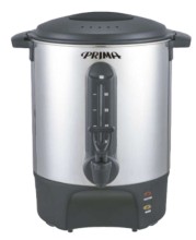Cafetera percolador Prima 60 tazas acero inoxidable PR60A