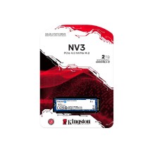 Disco duro Kingston NV3  2TB M.2 2280 PCIe 4.0  Gen 4x4 NVMe 6000-5000MB-s