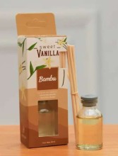 Difusor de esencia con varitas de bambu Sweet vainilla 20 ML X15