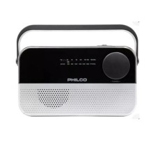 Radio Philco prr1010btsl Am Fm Bluetooth Dial Aalogo altavoz color plata