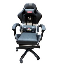 Silla Gamer Marvo CH-25 Venom blanca con negro