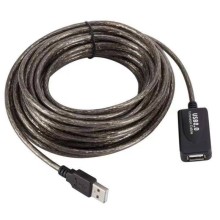 Cable Extension USB 2.0 Amplificado 10MT Macho a Hembra