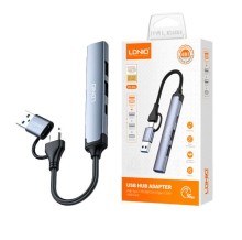 HUB LDNIO DS-64C USB+TC To USB3.0*1+Type C2.0*1+USB2.0*3