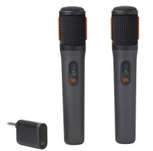 Micrófonos inalámbricos JBL party box recargables negro 20 horas
