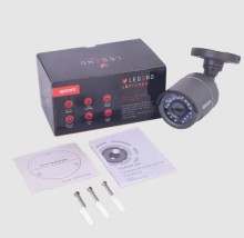 Cámara Epcom Bullet 3.6MM 20M IR IP66 12VDC gris