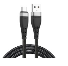Cable Trenzado + Metal Nylon TIpo A a V8 Micro USB Carga rapida 1m 30w