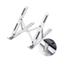 Soporte de Laptop 6 Niveles Metalico Ajustable Aluminio Plegable