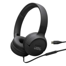 Audifono con cable non tws JBL Tune 520C negro usb c