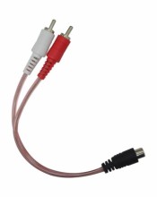 Cable Audio  "Y" 2 PLUG RCA X 1 JACK RCA CORTO - CA-1453