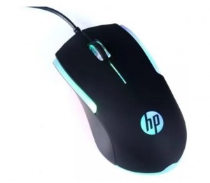 Mouse Hp M160bk Usb Con Cable 1600dpi Optico Luz Led