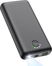 Cargador Portatil Power Bank 30000 mA 22.5w Carga Rapida PD QC 4.0 USB C 