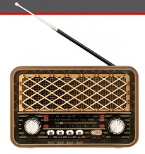 Radio Ebasix  O4S184 AM FM estilo vintage MP3 