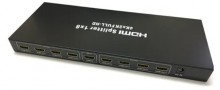 Splitter Divisor Hdmi De 1 A 8 Salidas Hd 4k Multiplicador
