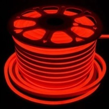 Cinta general led neón 5 mts ip 65 110v rojo