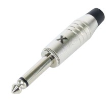 Adaptador American Xtreme plug 6.3 mono metálico tipo neutrik PL-1616