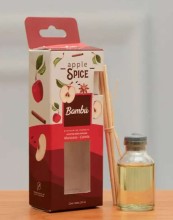 Difusor de esencia con varitas de bambu apple spice 20 ML X15