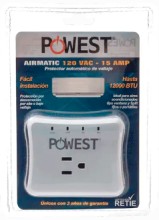 PROTECTOR DE VOLTAJE POWEST 120V/10A REF AIRMATIC NPRAIR-7250