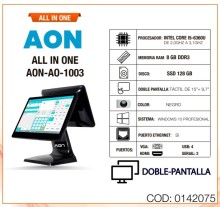 Todo en Uno AON A0-1003 Core i5-6360u Ram 8gb SSD 128GB Pantalla tactil de 15 pulgadas Y 9.7