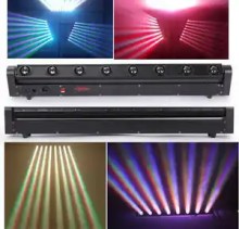 Barra de Haz de luz de colores LED DMX 12 x 8 RGBW 