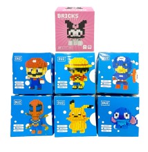Lego tipo bloque de personajes animados por unidad