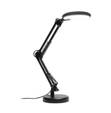 Lampara de escritorio con base luz blanca