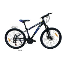 BICICLETA GTI ARO 24 SNAP NEGRO AZUL  B15A248