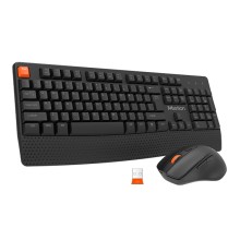 Teclado combo wireless meetion 2 en 1 mt-c4130 teclado mouse negro 