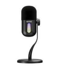 Micrófono para pc Marvo MIC08 usb negro grabación omnidireccional 