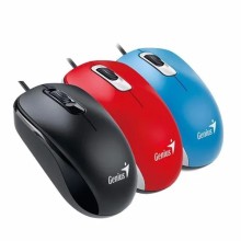 Mouse Genius Dx-110 Dx-100 Usb Cable Negro Rojo Azul