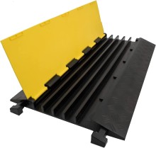 Rack de 5 Canales PVC Protector de Cable de Goma par Eventos Concierto DJ