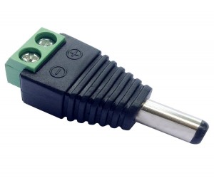 Adaptador Jack Macho + Hembra Dc Jack Para Camaras 2 Pines