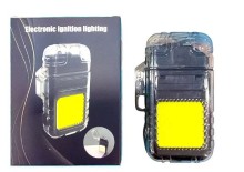 Fosforera electrónica recargable led portátil con luz de trabajo