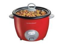Olla arrocera Hamilton Beach 20 tazas roja modelo 37538n